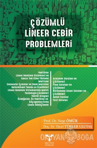 Çözümlü Lineer Cebir Problemleri - Neşe Ömür - Umuttepe Yayınları