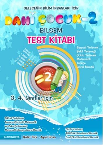 Dahi Çocuk - 2 Bilsem / Test Kitabı (3. 4. Sınıflar İçin) - Rafet Türk