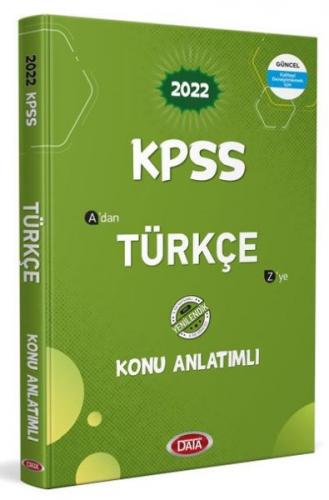 2022 KPSS Türkçe Konu Anlatımlı - Kolektif - Data Yayınları - KPSS ALE