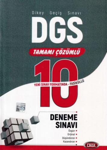 DGS Çözümlü 10 Fasikül Deneme Sınavı - Kolektif - Data Yayınları - KPS