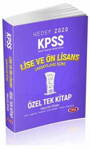 KPSS Lise Ve Ön Lisans Özel Tek Kitap - Kolektif - Data Yayınları - KP