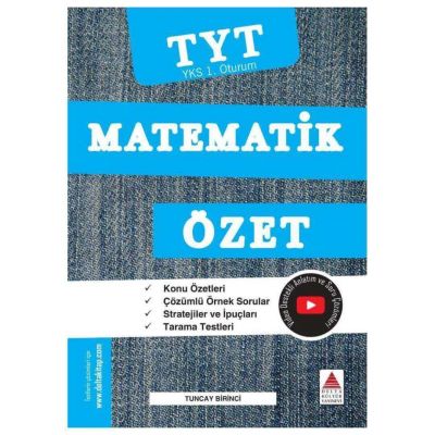 YKS 1. Oturum Matematik Özet - Tuncay Birinci - Delta Kültür Yayınevi