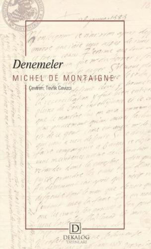 Denemeler (Cep Boy) - Michel de Montaigne - Dekalog Yayınları