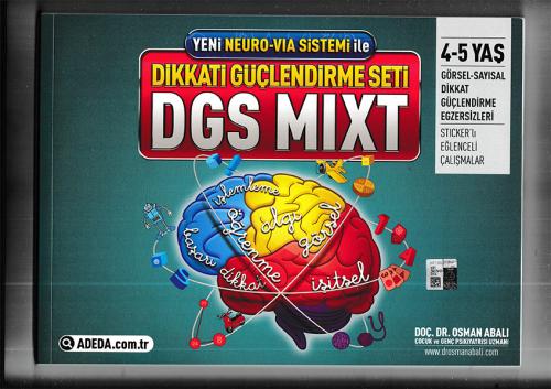 Adeda - DGS MIXT Dikkati Güçlendirme Seti 4-5 Yaş - Osman Abalı - Aded