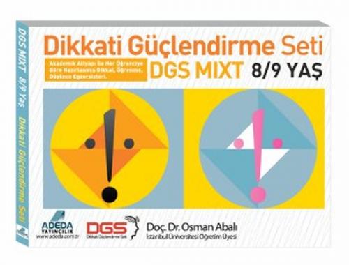 Adeda - DGS MIXT Dikkati Güçlendirme Seti 8-9 Yaş - Osman Abalı - Aded