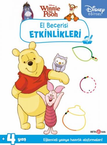 Disney Eğitsel Winnie the Pooh El Becerisi Etkinlikleri Yazıya Hazırlı