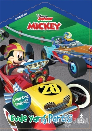 Disney Mickey Boyama Evi Evde Yarış Partisi - Kolektif - Doğan Kitap