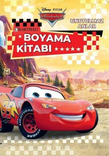 Disney Pixar Arabalar Unutulmaz Anlar Çıkartmalı Boyama Kitabı - Kolek
