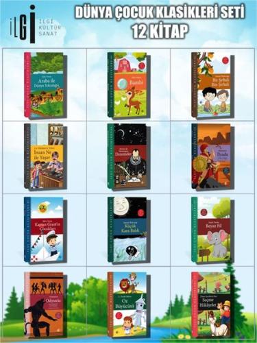 Dünya Çocuk Klasikleri Seti 12 Kitap - - İlgi Kültür Sanat Yayıncılık