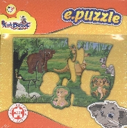e-Puzzle Vahşi Hayvanlar (22 Puzzle) 6114 - - Kırk Pabuç Eğitsel Araçl