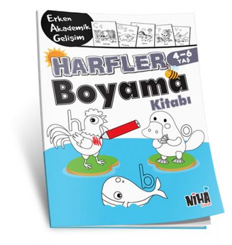 EAG Harfler Boyama Kitabı 4-6 Yaş - Kolektif - Niha Çocuk