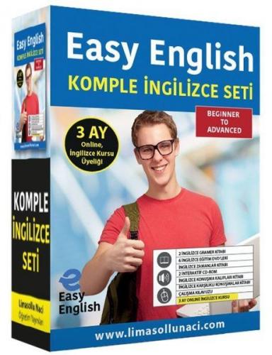 Easy English Komple İngilizce Eğitim Seti - Kolektif - Limasollu Naci 