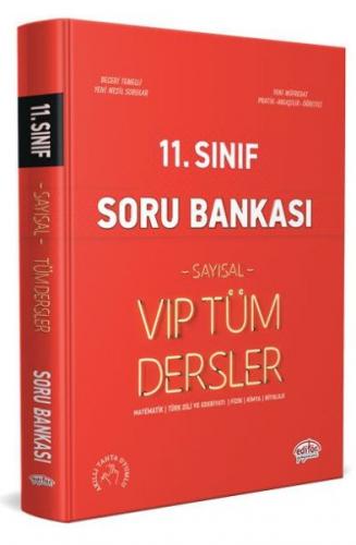 11. Sınıf Sayısal VIP Tüm Dersler Soru Bankası 2020 - Kolektif - Editö