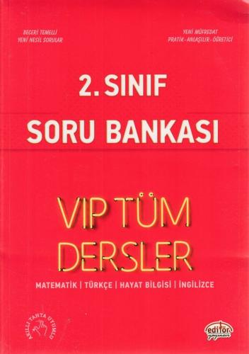 2. Sınıf VIP Tüm Dersler Soru Bankası - Kolektif - Editör Yayınevi