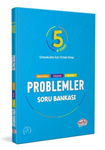 Editör 5. Sınıf Problemler Soru Bankası - Komisyon - Editör Yayınları