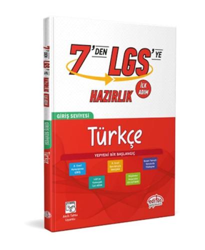 Editör 7’den Lgs’ye Hazırlık Türkçe - Komisyon - Editör Yayınları