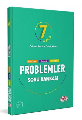 Editör 7. Sınıf Problemler Soru Bankası - Komisyon - Editör Yayınları