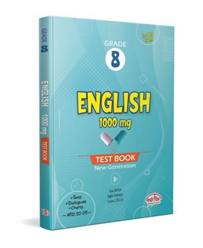 Grade 8 English 1000 Mg Test Book - Oya Baysa - Editör Yayınevi