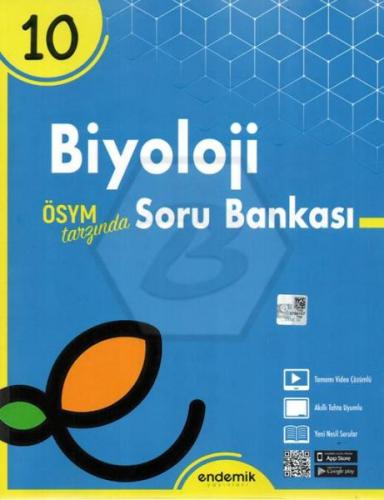 10.Sınıf Biyoloji Soru Bankası - Kolektif - Endemik Yayınları