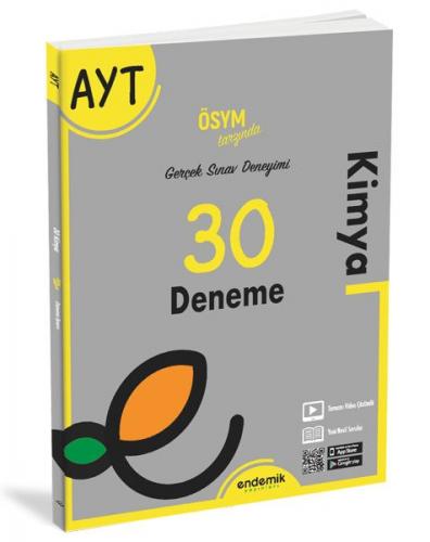 Endemik AYT Kimya 30 Deneme Sınavı - - Endemik Yayınları