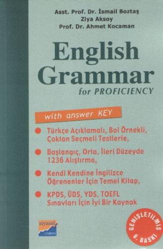 English Grammar for Proficiency With Answer Key / Answer Key (Cevap An