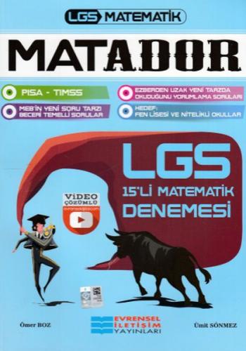 LGS Matador Video Çözümlü 15'li Matematik Denemesi - Ömer Boz - Evrens