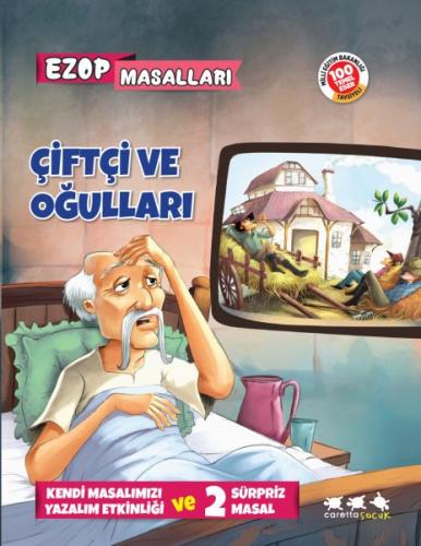 Çiftçi ve Oğulları - Ezop Masalları - E. Murat Yığcı - Caretta Yayıncı