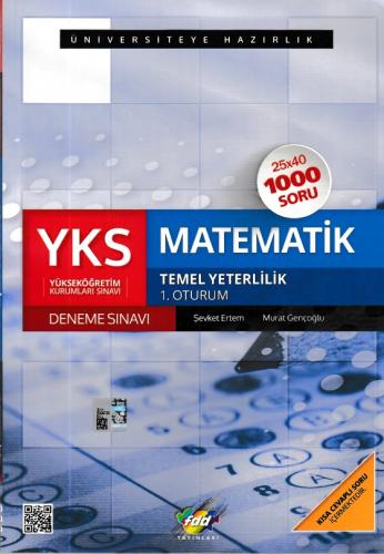TYT Matematik 25x40 Deneme Sınavı 2020 - Kolektif - Fdd Yayınları