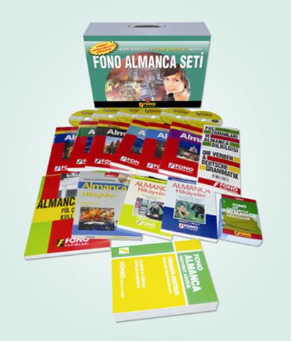 FONO Almanca Set (13 kitap + 10 CD) - Kolektif - Fono Yayınları