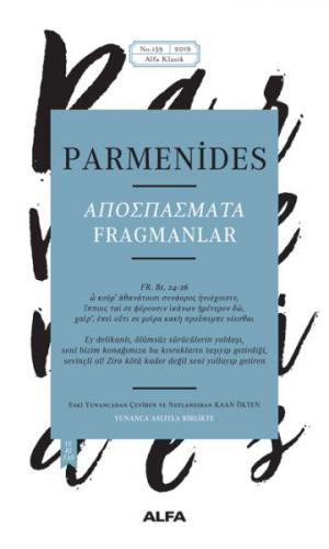 Fragmanlar - Parmenides - Alfa Yayınları