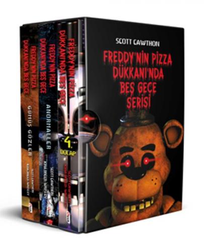 Freddy'nin Pizza Dükkanı'nda Beş Gece Serisi Seti (3 Kitap Takım) - Sc