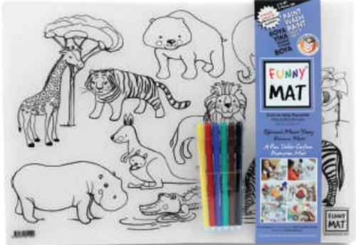 Funny Mat - Evcil Hayvanlar Ve Vahşi Hayvanlar 6'Lı Kalem Hediyeli 30 