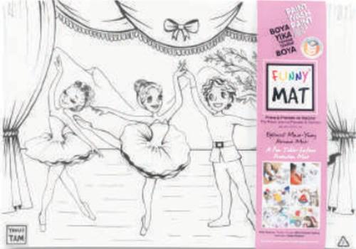Funny Mat - Prens İle Prenses Ve Dansçılar 33,5 x 48 cm - - Akademi Ço