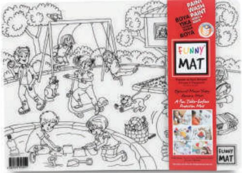 Funny Mat - Prenses Ve Oyun Bahçesi 25 X 35 Cm - - Akademi Çocuk