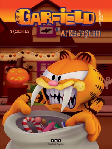 Garfield İle Arkadaşları 3 - Catzilla - Jim Davis - Yapı Kredi Yayınla