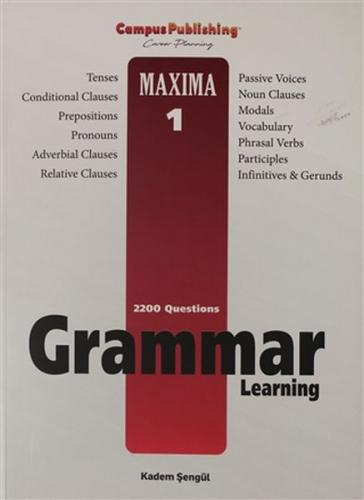 Grammar Learning - Maxima 1 - Kadem Şengül - Campus Publishing
