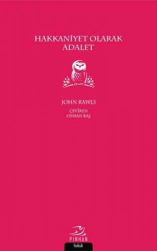 Hakkaniyet Olarak Adalet - John Rawls - Pinhan Yayıncılık