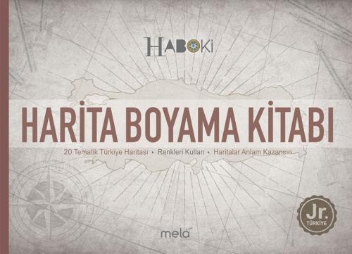 Harita Boyama Kitabı 20 Tematik Türkiye Haritası - Veli Kural - Mela Y