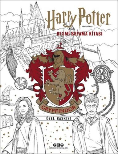 Harry Potter Filmlerinden Resmi Boyama Kitabı – Gryffindor Özel Baskıs