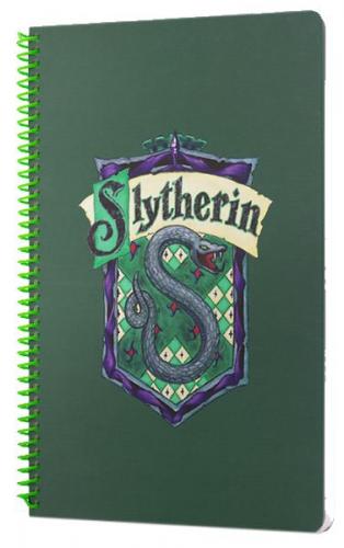 Harry Potter Slytherin Spiralli Defter Yeşil - - Mabbels
