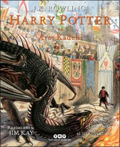 Harry Potter ve Ateş Kadehi 4 (Resimli Özel Baskı) (Ciltli) - J. K. Ro