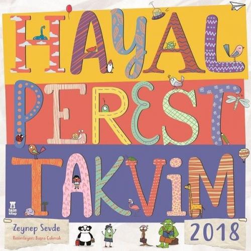 Hayalperest Takvim - 2018 - Zeynep Sevde - Taze Kitap