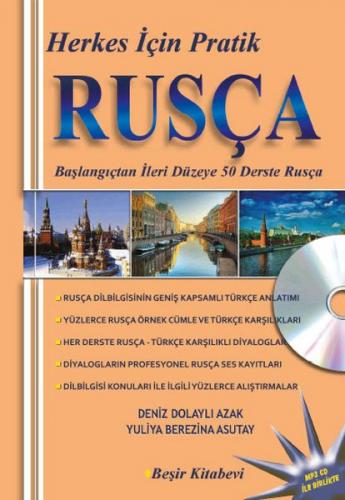 Herkes İçin Pratik Rusça - (CD'li) - Deniz Dolayı Azak - Beşir Kitabev