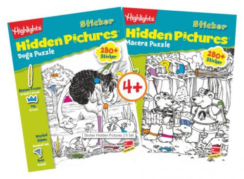Highlights Sticker Hidden Pictures 2'li Set Kolektif