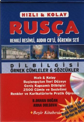 Hızlı ve Kolay Rusça Kasetli Öğrenim Seti (2 Kitap - 7 CD) - B. Orhan 