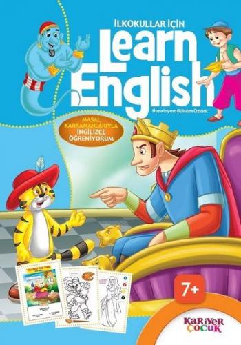 İlkokullar İçin Learn English (Mavi) - Kolektif - Kariyer Yayınları