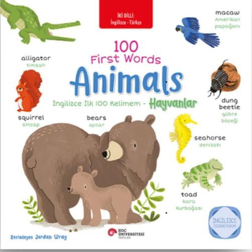 İngilizce ilk 100 Kelimem - Hayvanlar (İki Dilli Türkçe-İngilizce) - R