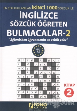 İngilizce Sözcük Öğreten Bulmacalar 2 - Deniz Meriç - Fono Yayınları