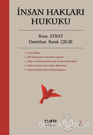 İnsan Hakları Hukuku (Ciltli) - Rona Aybay - Der Yayınları - Hukuk Kit
