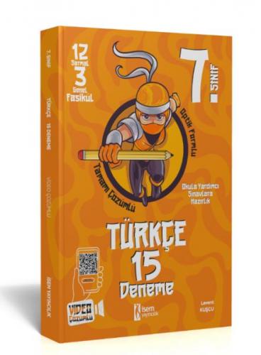 İsem Yayınları 7. Sınıf Türkçe 15 Çözümlü Deneme - - İSEM Yayıncılık